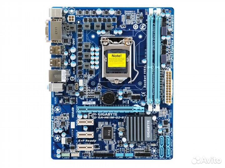 Материнская плата gigabyte GA-H61M-D2-B3 (rev. 1.0