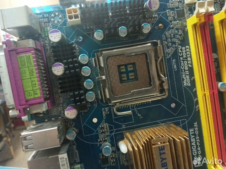 Мат плата Gigabyte GA P35 DS3L LGA 775