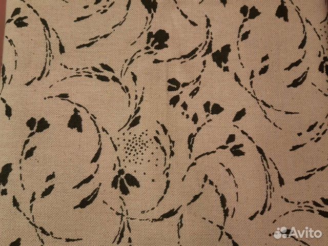 Ткань Лен Портьерный СССР