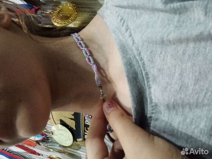 Ожерелье из бисера