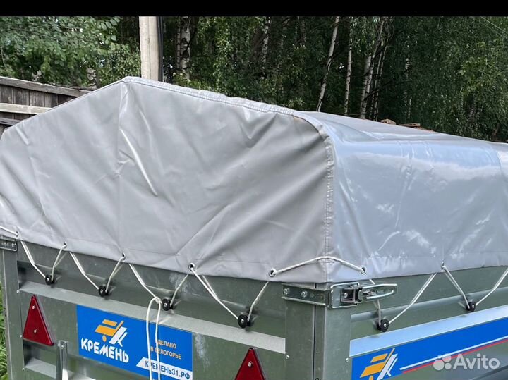 Прицеп 2,5 оцинкованный с тентом Бизнес Волга