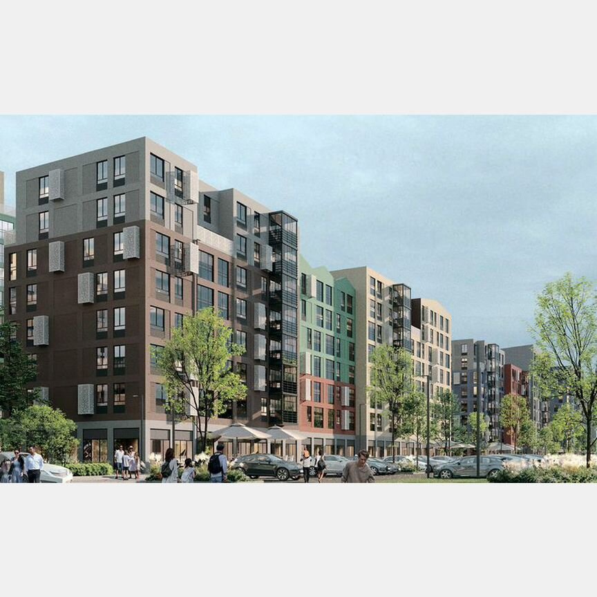 2-к. квартира, 55,4 м², 2/12 эт.