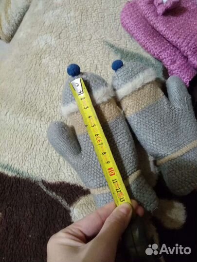 Варежки зимние детские