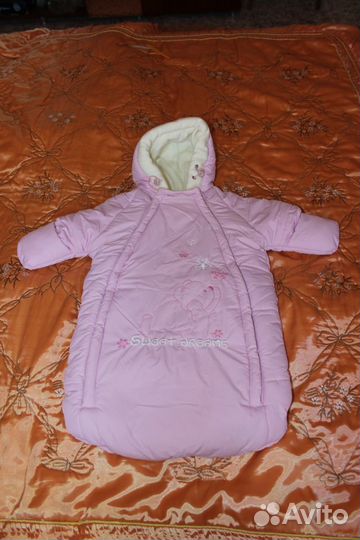 Продам демисезонный конверт для девочки