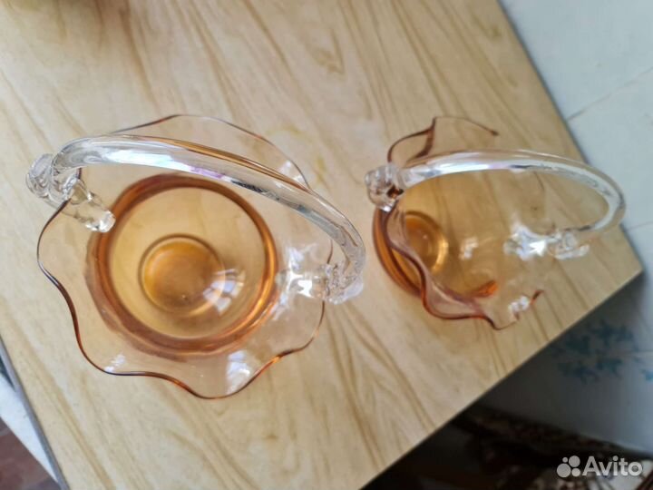 Корзинка конфетница с ручкой