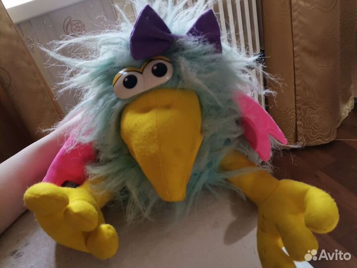 Плюшевая ворона времен СССР, сделано в Беларуси