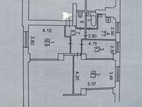 Комната 18,2 м² в 3-к., 5/5 эт.