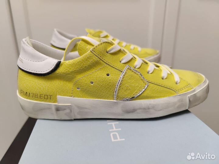 Желтые кеды Philippe Model Sneakers