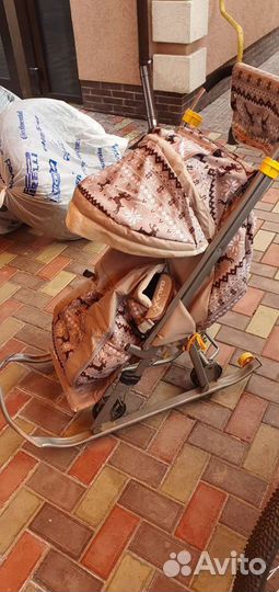 Детские санки (коляска) с колесами