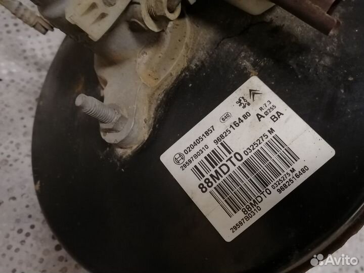 Усилитель тормозов вакуумный Citroen, Peugeot