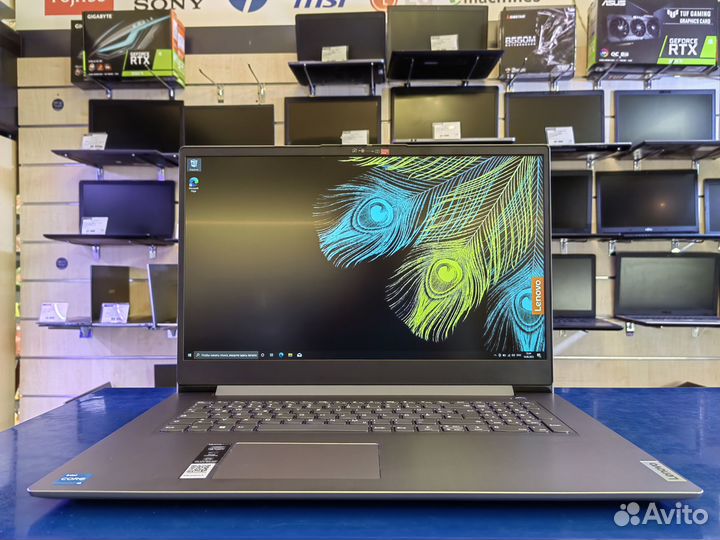 Новый ноутбук большой экран Lenovo Intel 12 Gen