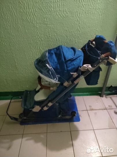 Санки коляска ника 7 8