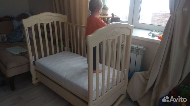 Детская кроватка Гандылян Шарлотта слоновая кость