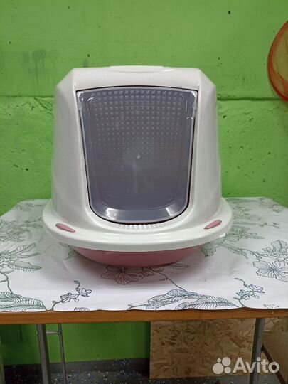 Кошачий лоток закрытый