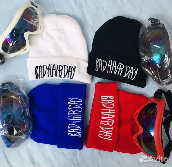 Шапка с очками