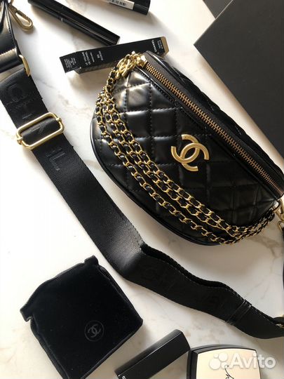 Сумка chanel на пояс vip gift / через плечо