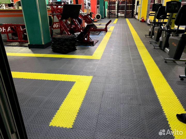 Модульная плитка пвх для гаража