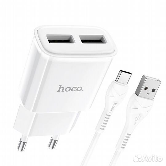 Зарядное устройство hoco C88A Star 2*USB + Кабель