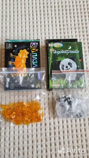 Объемные пластиковые 3Д паззлы