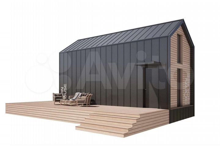 Коттедж 73 м² на участке 1 сот.