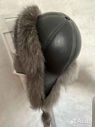 Шапка женская из чернобурки