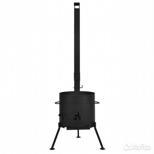 Печь под казан с трубой 340 мм. (под казан 8-10 л