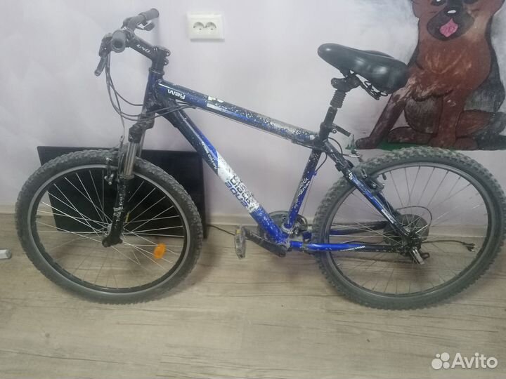 Велосипед hard Black aqua cross