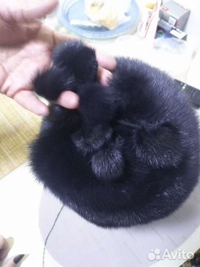 Шапка норковая женская бу