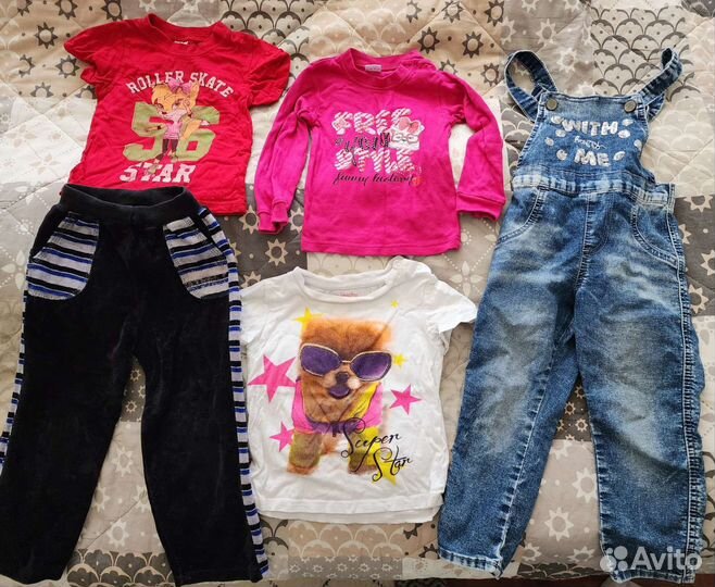 Пакет вещей 86-92(1-2 года) для девочки