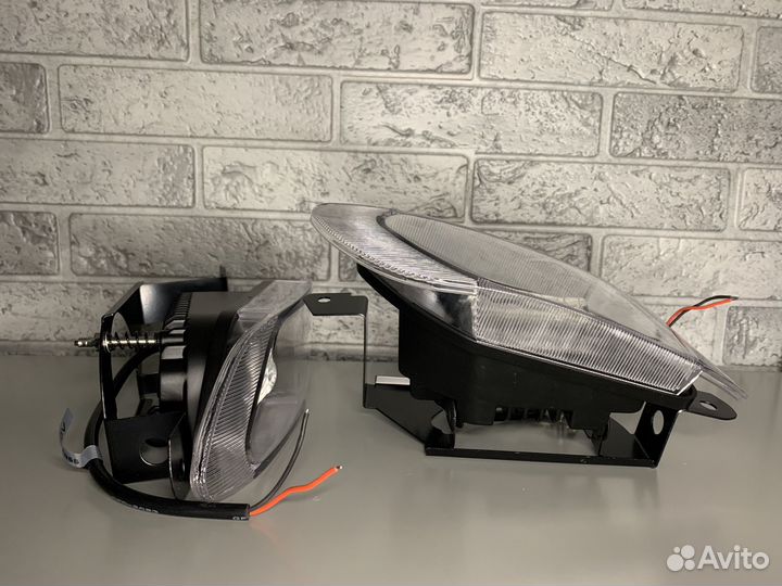 Противотуманные LED фары на Daewoo Nexia