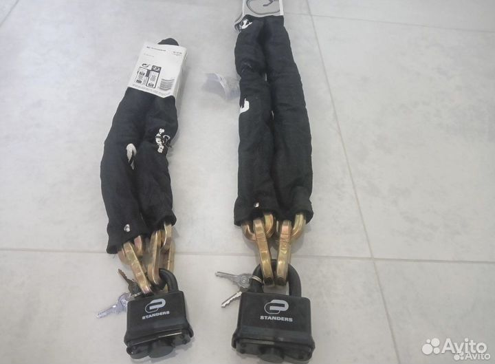 Противоугонная цепь с замком