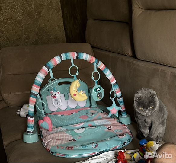Развивающий коврик с пианино baby go