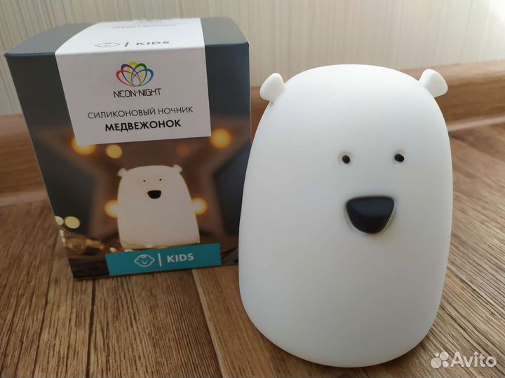 Ночник neon-night силиконовый Медвежонок