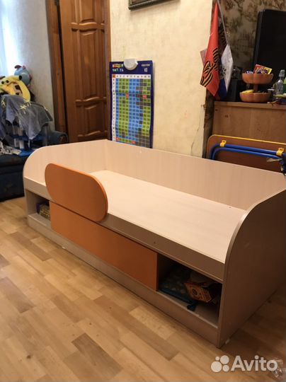 Детская кровать без ортопедического матраса бу