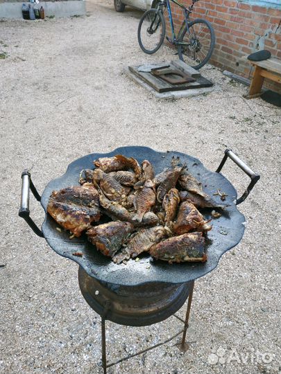 Садж, сковорода из диска борона