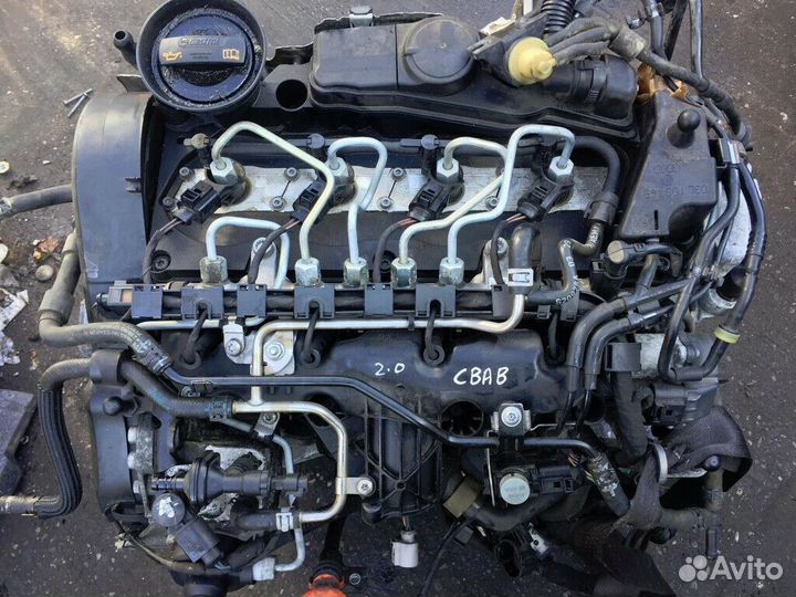 Двигатель Фольксваген Пассат 2.0 TDI cbab
