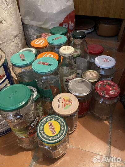 Банка стеклянная бесплатно от 200 до 500мл