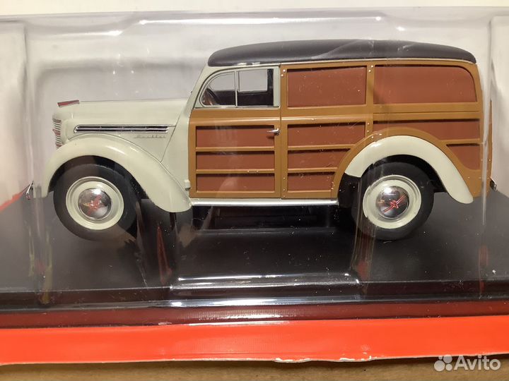 Модель автомобиля Москвич-400-422 1:24 Ашет