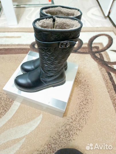Сапоги зимние для девочек размер 34