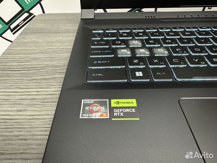 Топ игровой MSI Ryzen 5-7535H 16G RTX 4060 SSD