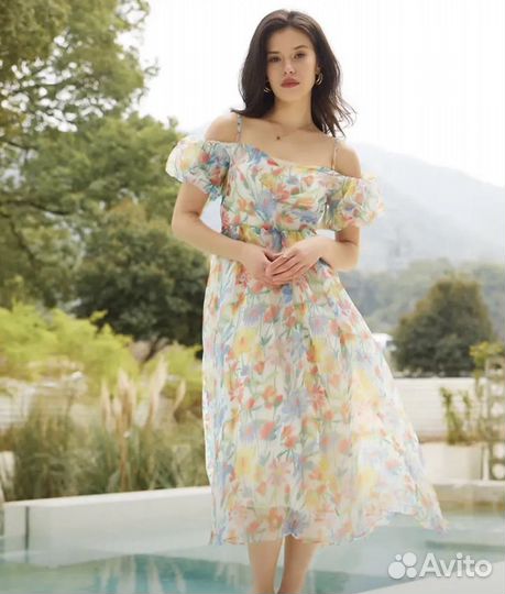 Вечернее летнее платье