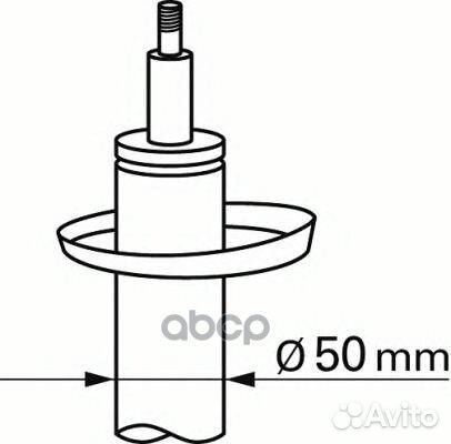 Амортизатор подвески 314011 Sachs