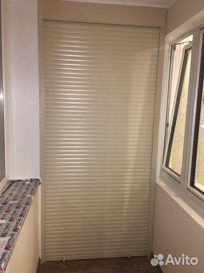 Шкаф с рольставнями на балкон на заказ с гарантией