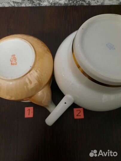 Чайник заварник,сахарница,масленка,молочник(ссср)