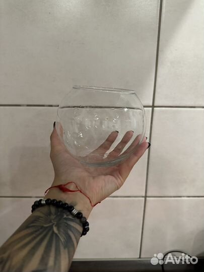 Аквариум для рыбок круглый