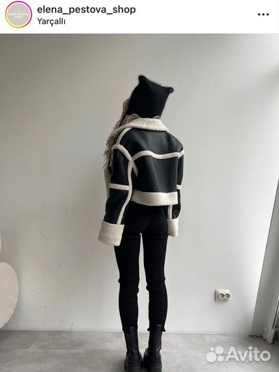 Шапка ушанка ангора