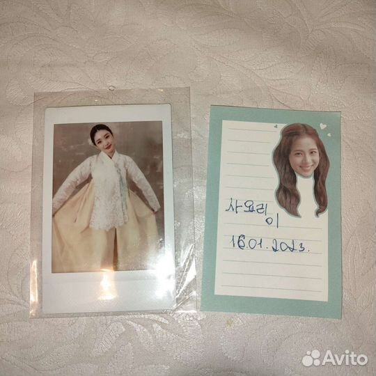 Карта полароид чонха chungha