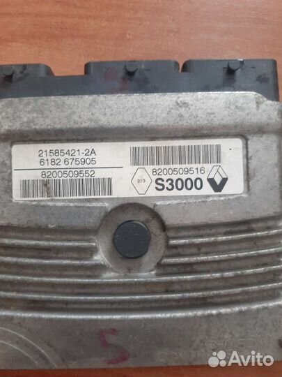 Блок управления двигателем рено меган 2 2006г