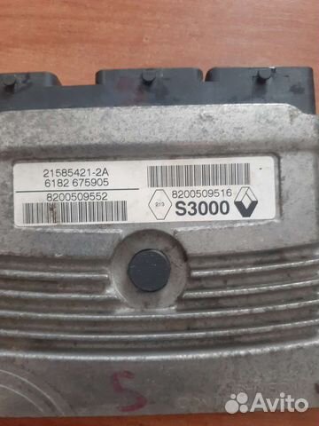 Блок управления двигателем рено меган 2 2006г