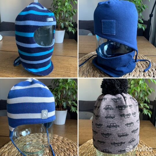 Шапки для мальчиков, 2-4 года